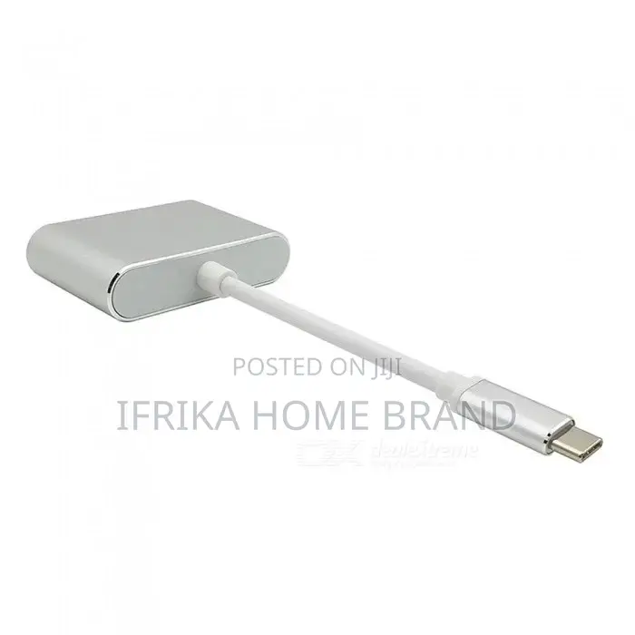 Usb Type-C to Vga Hdmi Converter Adapter 2in 1