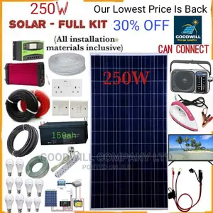 250w Solar System Full Kit