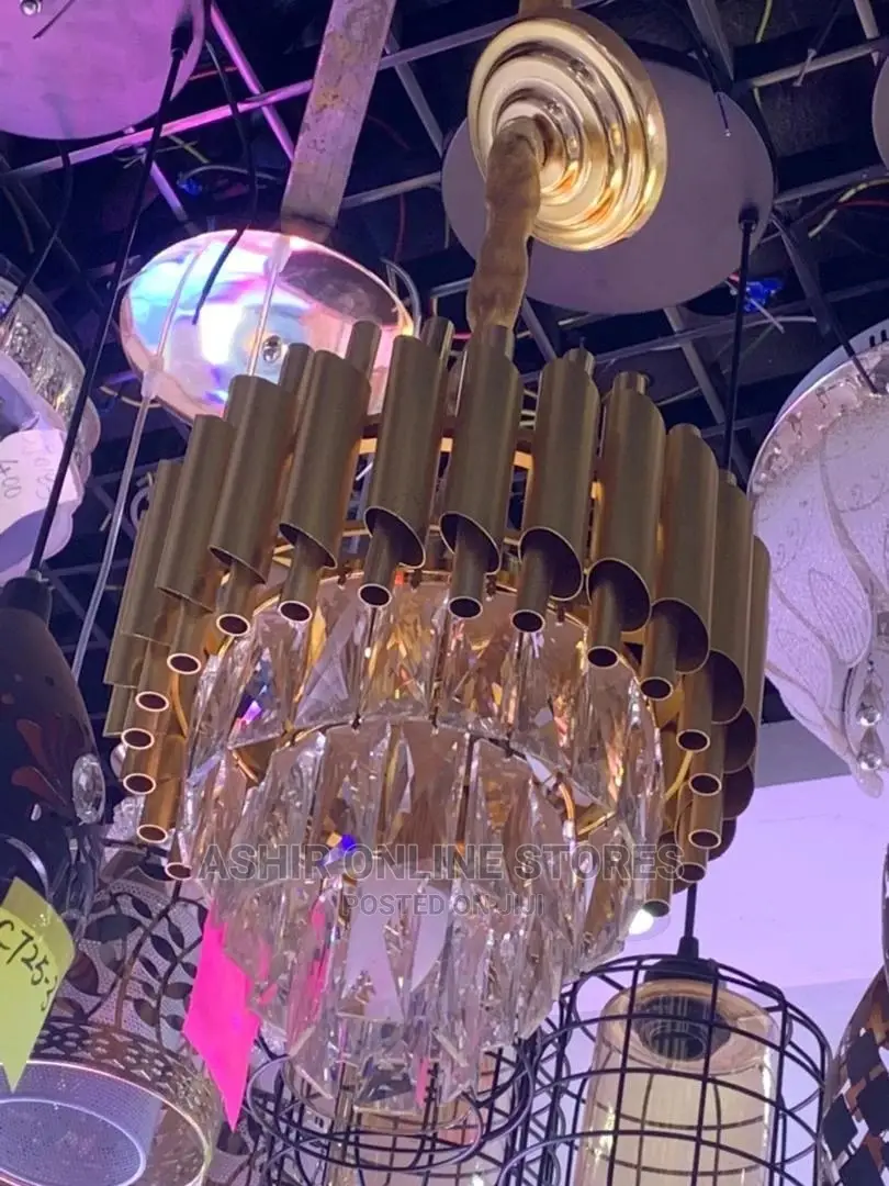 Goldish Ceiling Pendant Light