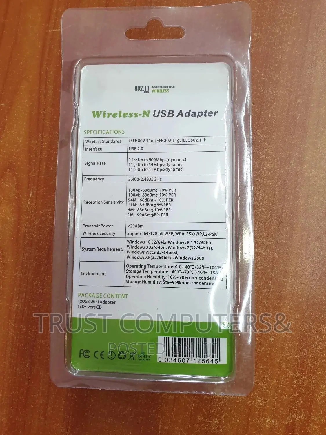 Wireless Adapter With Antenna