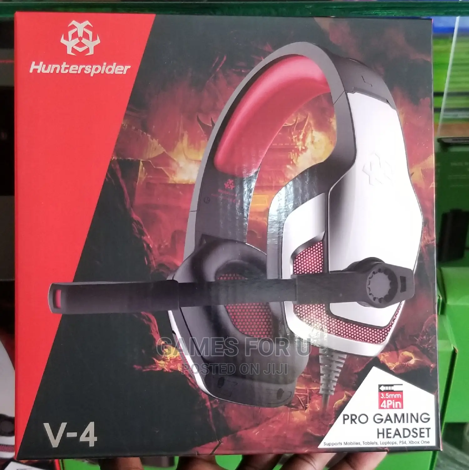 Coloured V4 Hunterspider Gaming Headsets