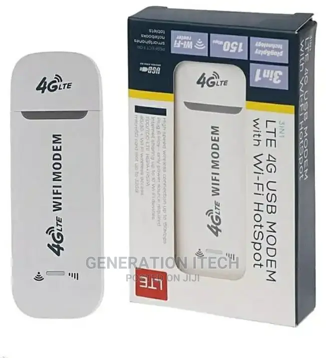 4G LTE Universal Modem With Wifi Hotspot -150mbps