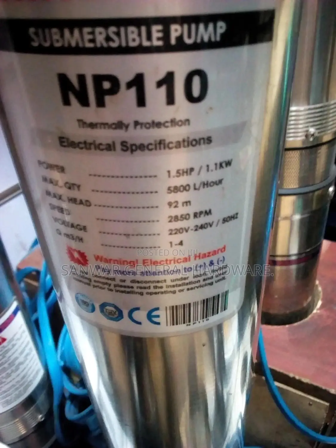 92m, Submersible Pump (Kingmax-Italy)