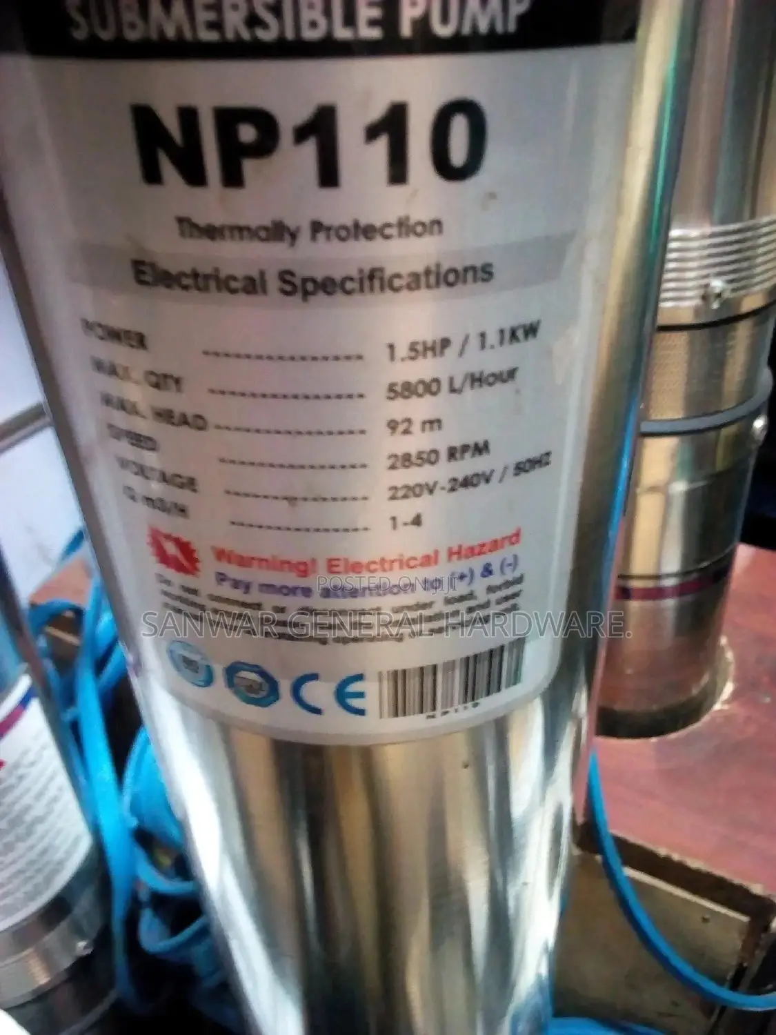92m, Submersible Pump (Kingmax-Italy)