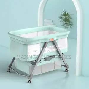 4in1 New Born Baby Cradle Foldable Bed With Mosquito Net