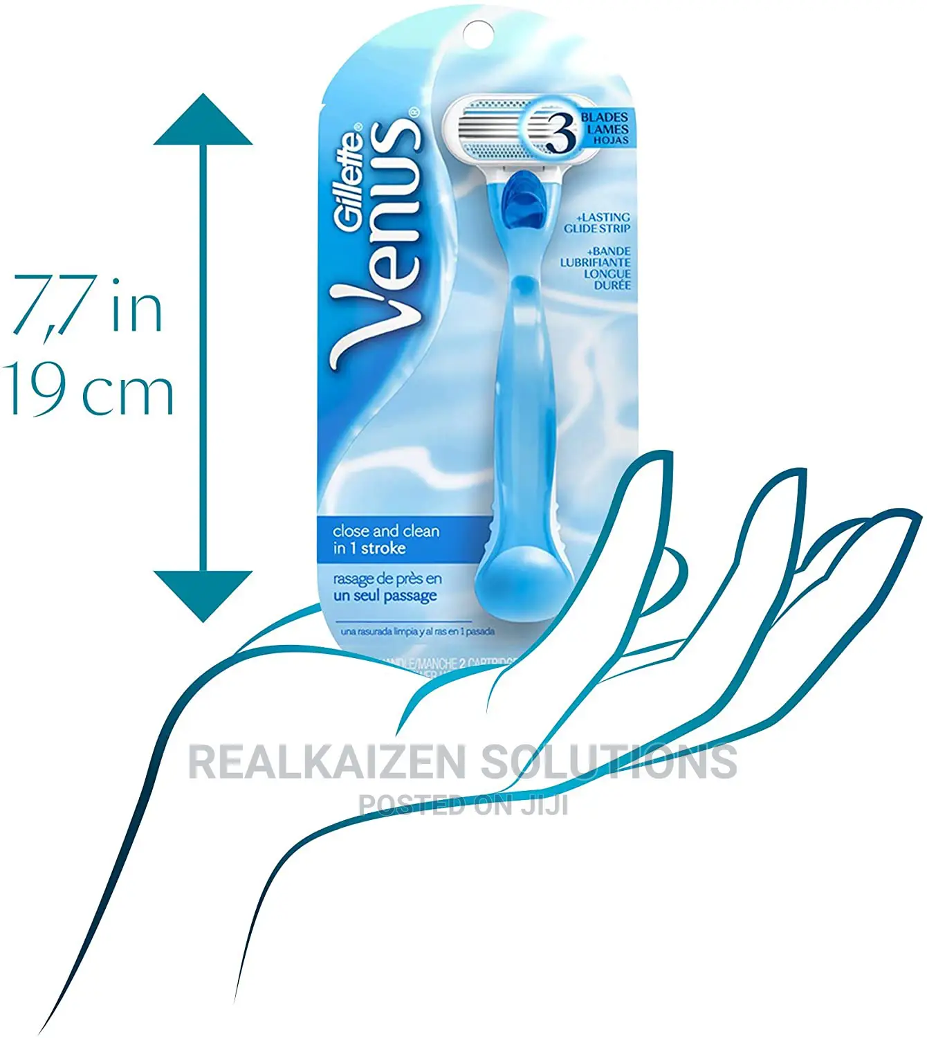 GILLETTE Venus Smooth 3 Blade Women Razor Shaver