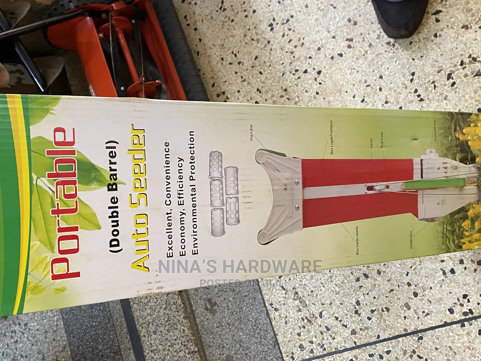 Portable Hand Push Seeder