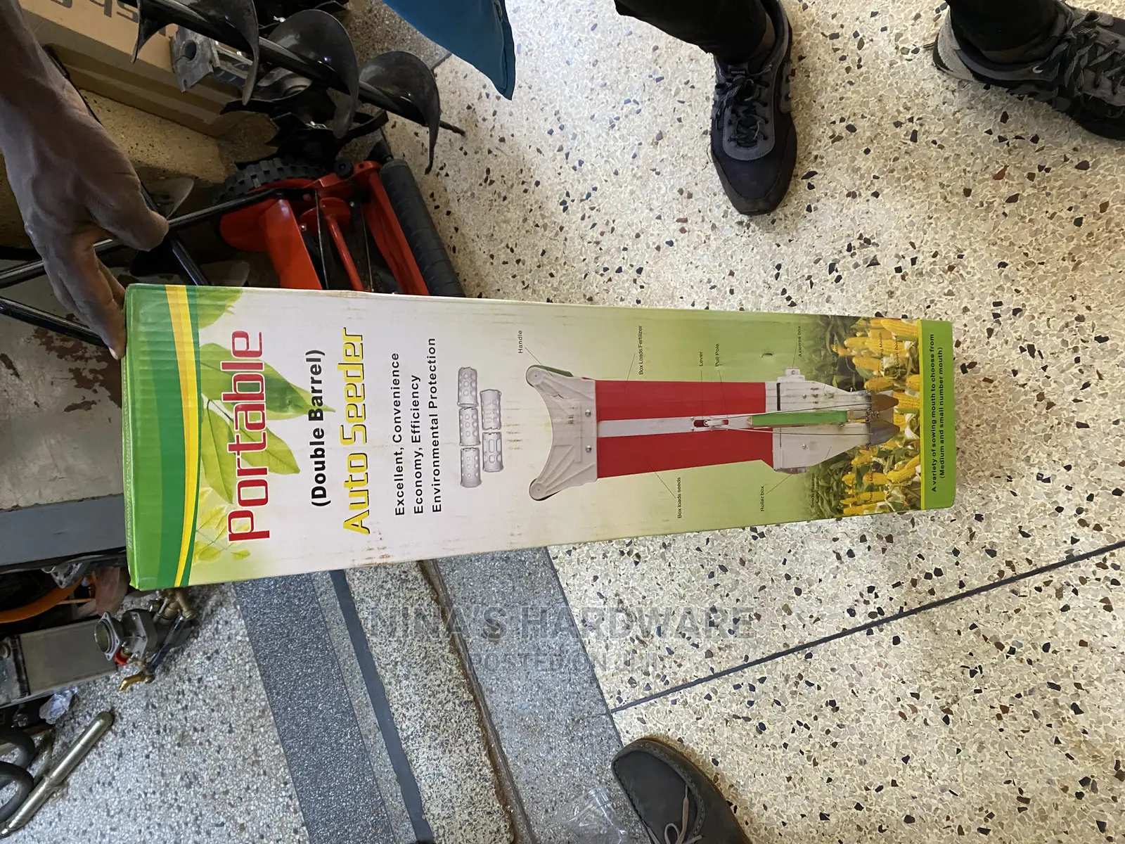 Portable Hand Push Seeder