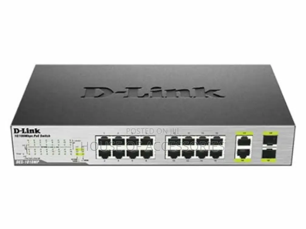 ORIGINAL D-Link 16-Port Gigabit DES F1016 Switch