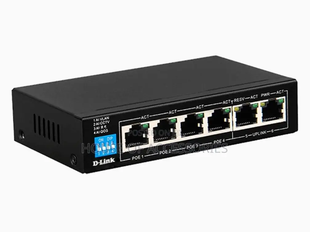 D-Link 6-Port Poe Switch F1006