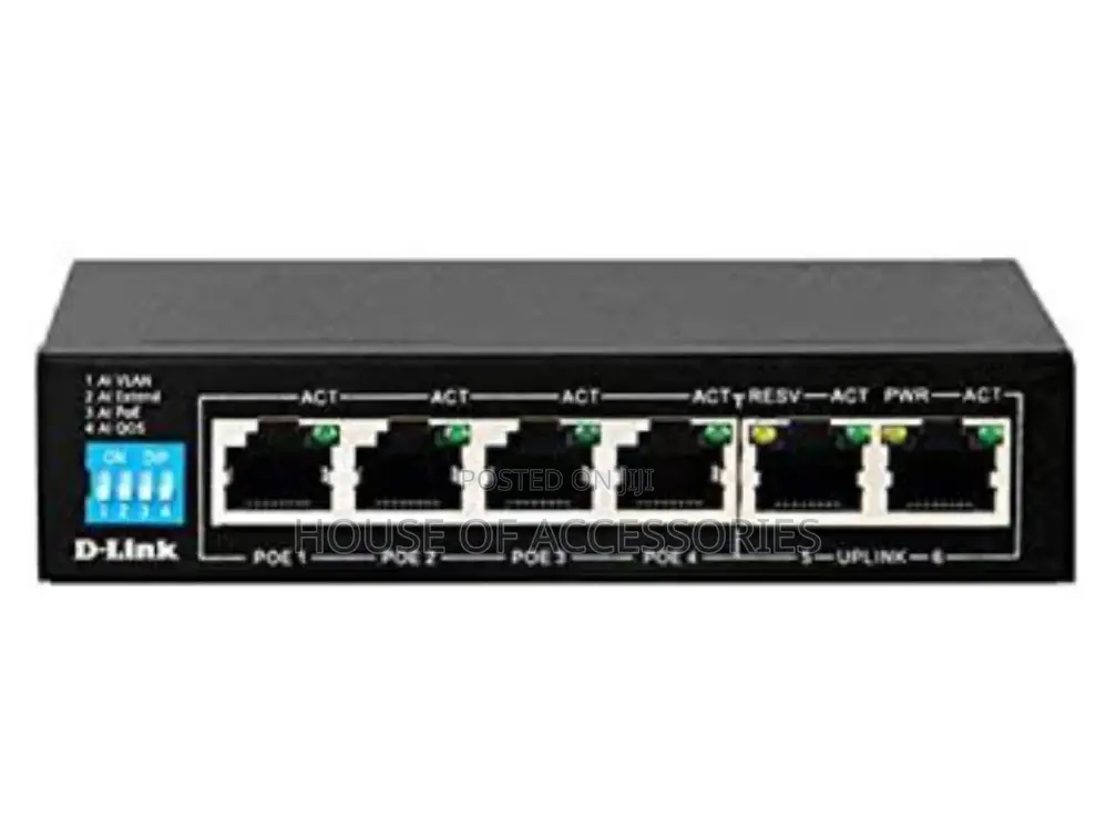 D-Link 6-Port Poe Switch F1006