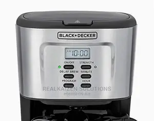 BLACK + DECKER LCD Display Programmable Coffee Maker
