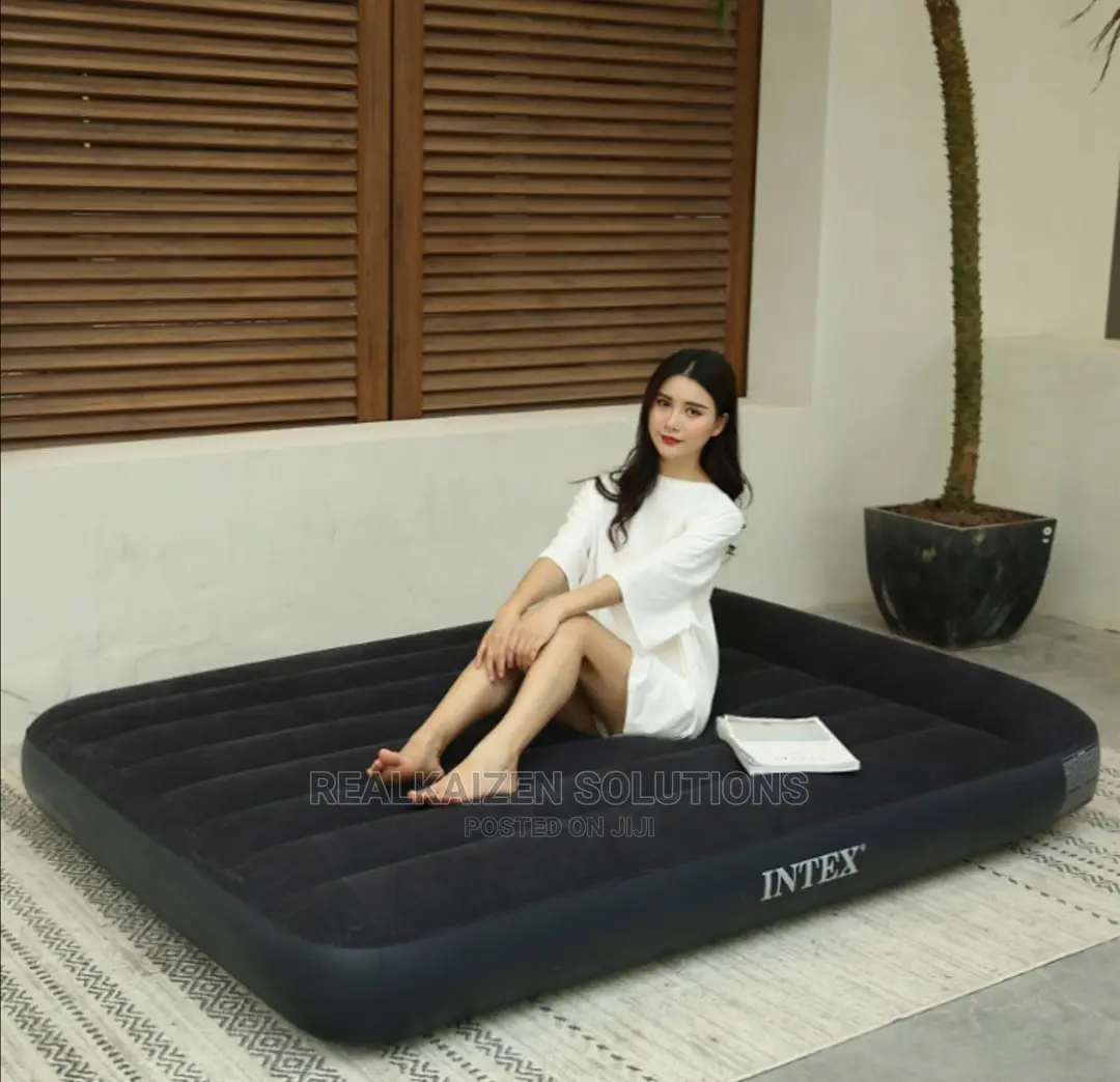 INTEX Queen Dura-Beam Pillow Rest Classic Airbed