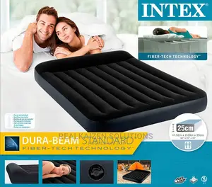 INTEX Queen Dura-Beam Pillow Rest Classic Airbed