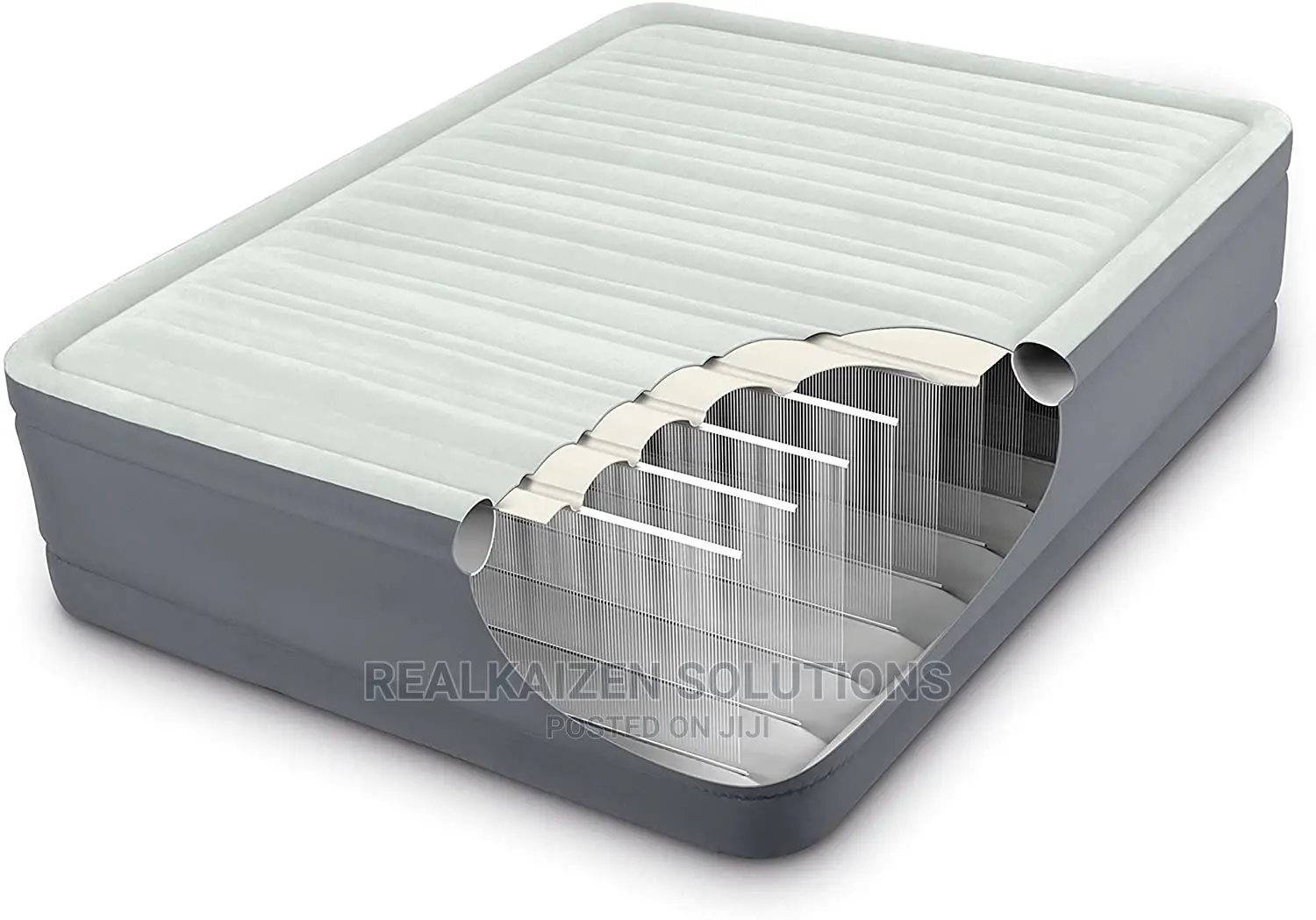 INTEX Premaire Queen Inbuilt Pump Elevated Airbed