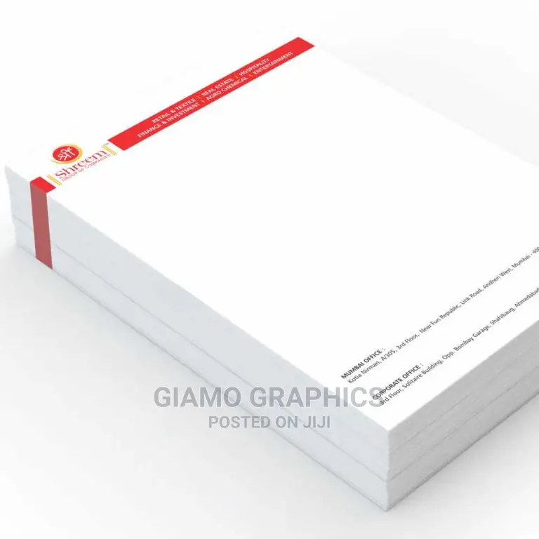 Letterheads / Headed Papers