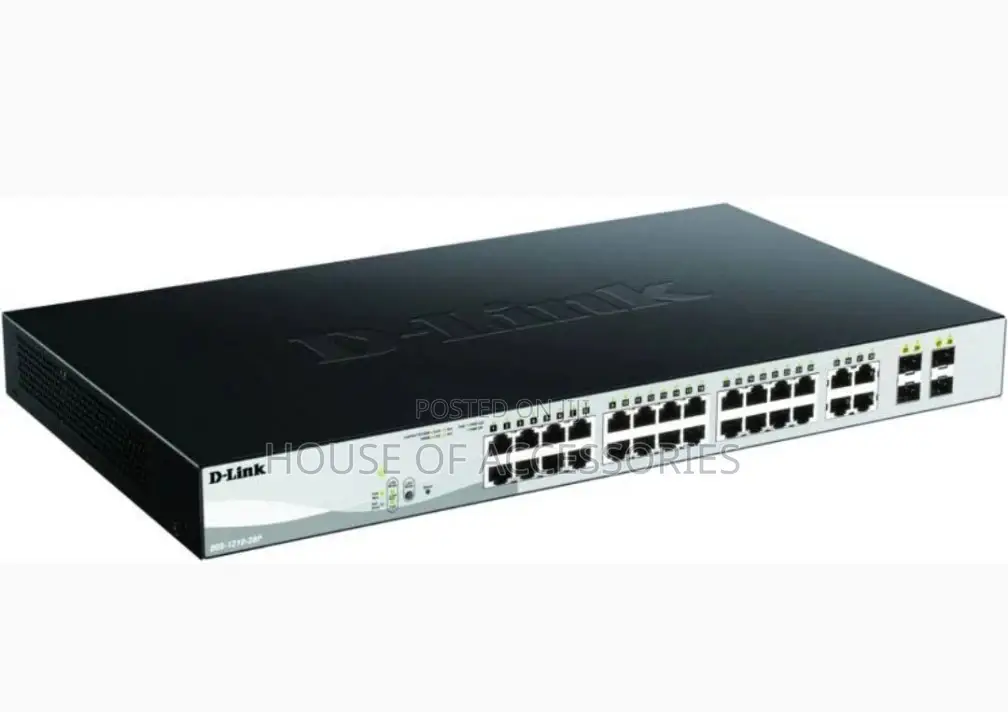 D-Link 24port Gigabit Smart Managed Poe Switch DGS-1210-28p