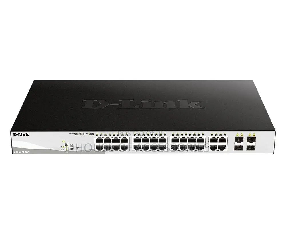 D-Link 24port Gigabit Smart Managed Poe Switch DGS-1210-28p
