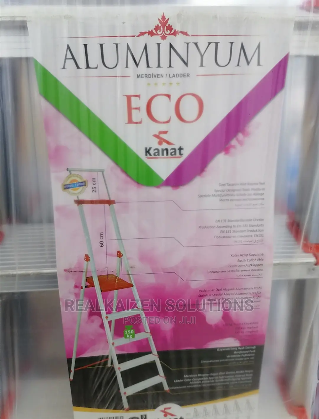 Turkey ALUMINYUM Eco Kanat 2+1 3+1 4+1 Quality Step Ladder