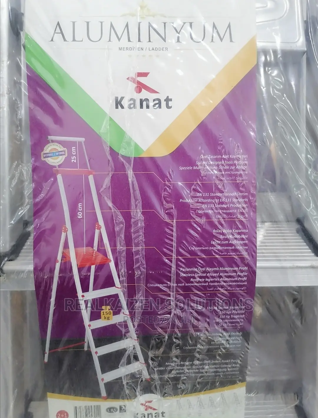 Turkey ALUMINYUM Eco Kanat 2+1 3+1 4+1 Quality Step Ladder