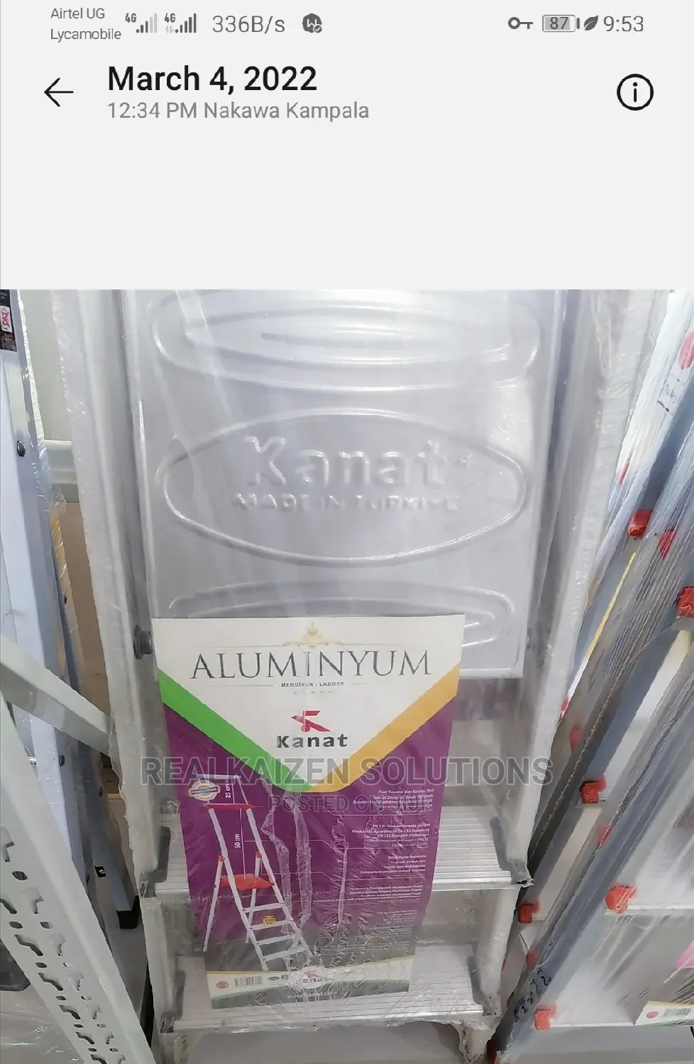 Turkey ALUMINYUM Eco Kanat 2+1 3+1 4+1 Quality Step Ladder