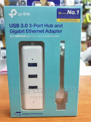 Tp-Link Usb 3.0 3-Port Hub and Gigabit Ethernet Adapter