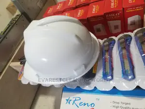 Safety Helmet White, Red
