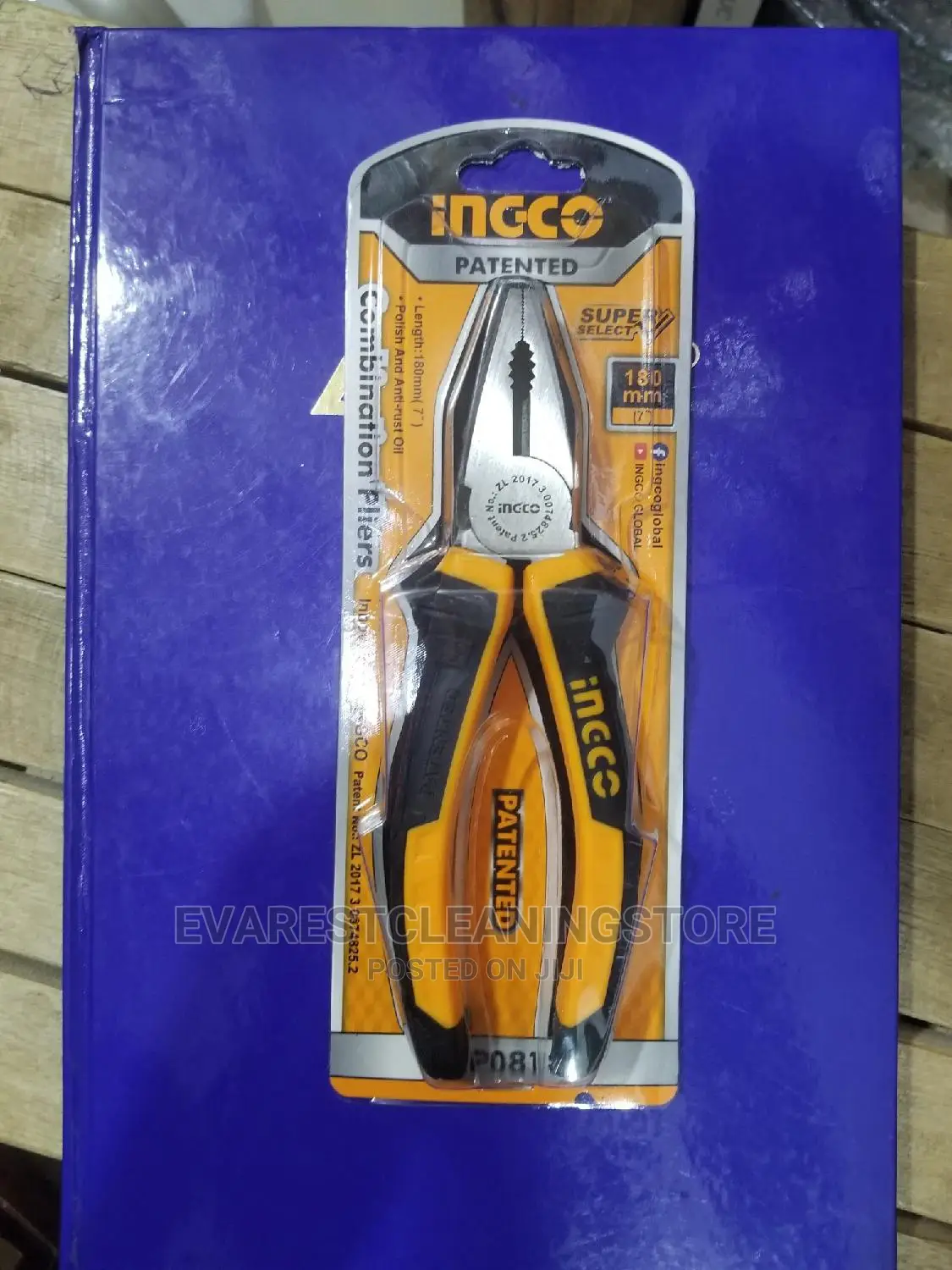 180mm Pliers Ingco