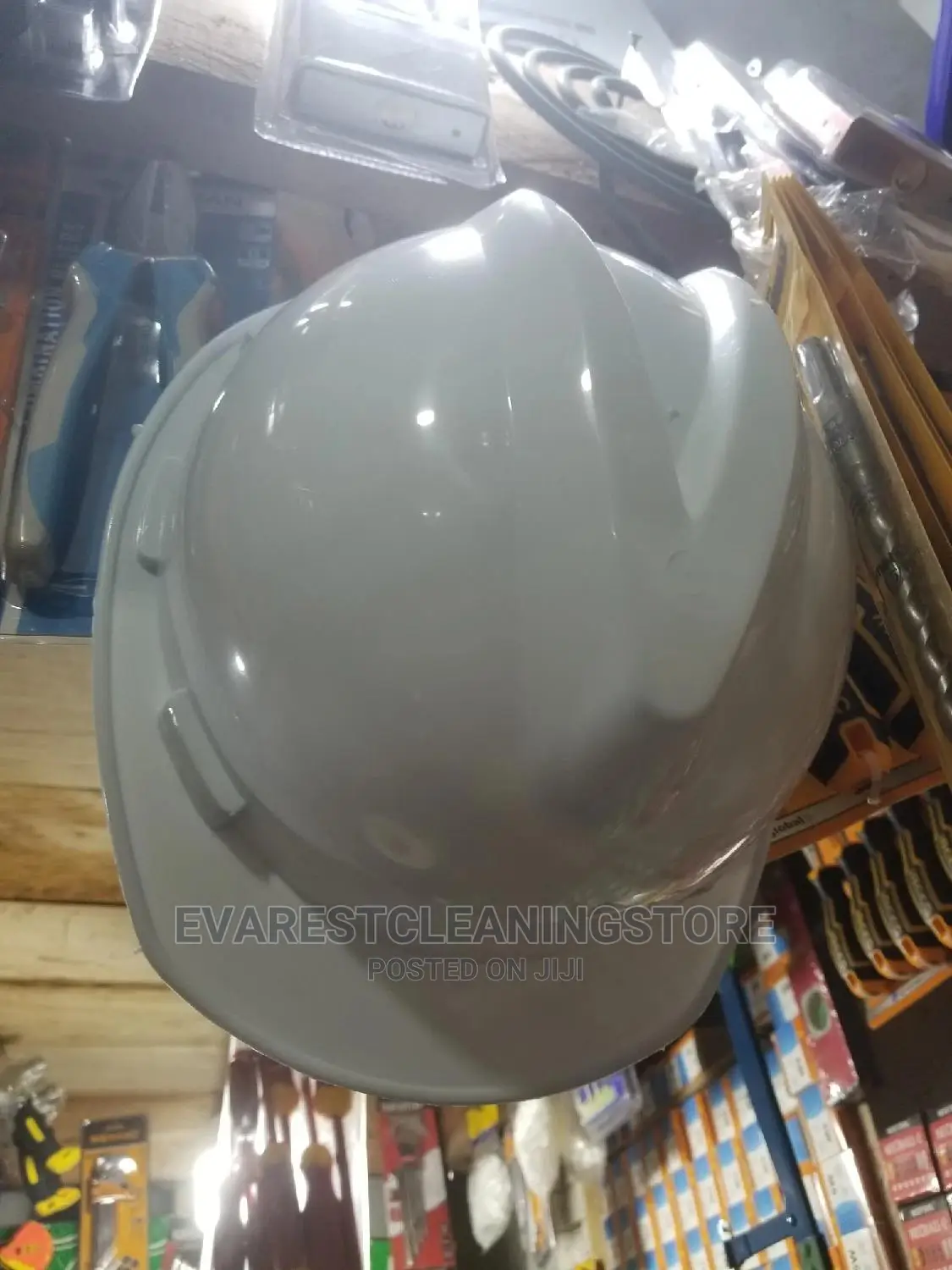Safety Helmet White, Red