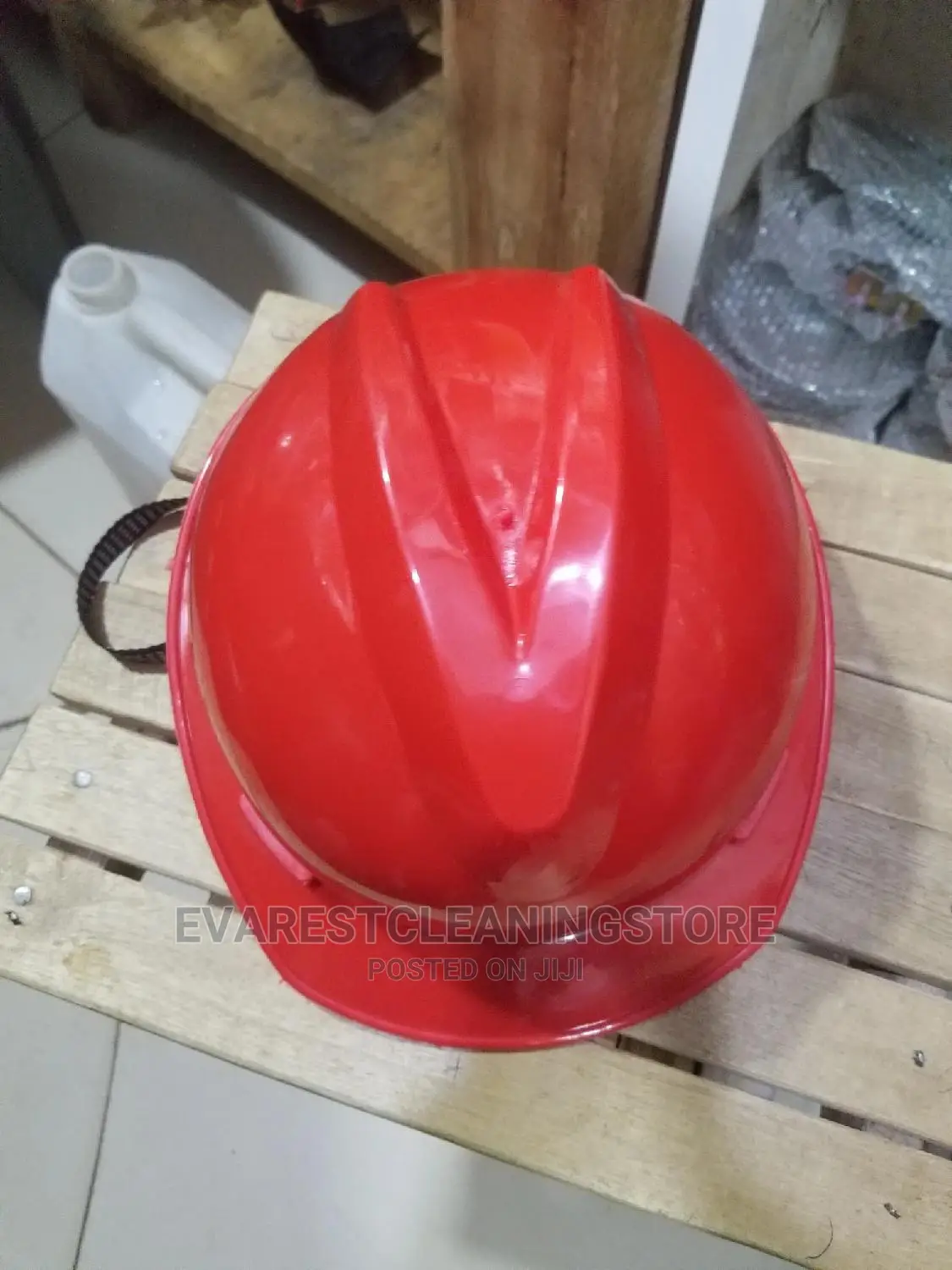 Safety Helmet White, Red