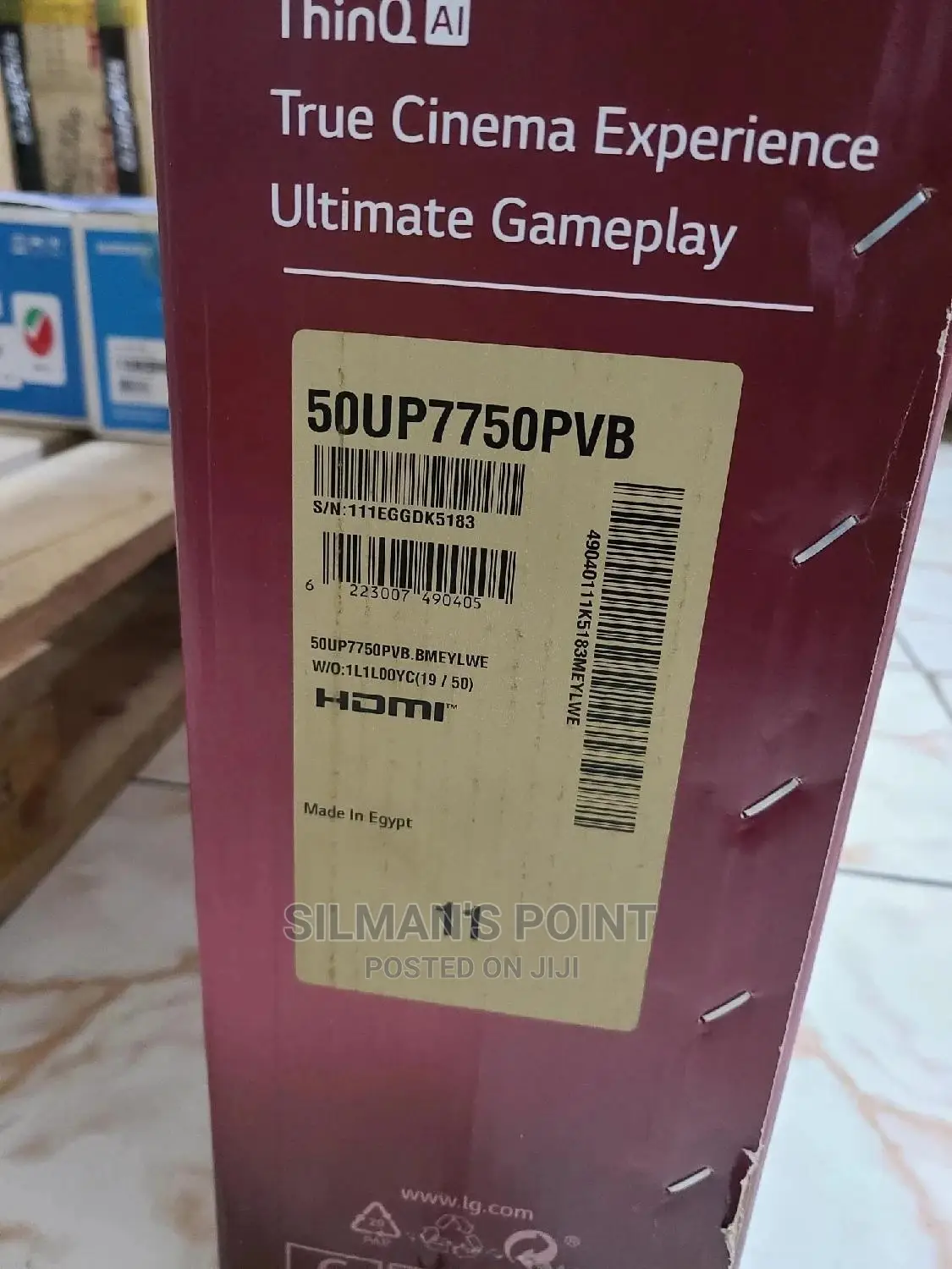LG 50" Up77 Ultra HD 4K Smart TV