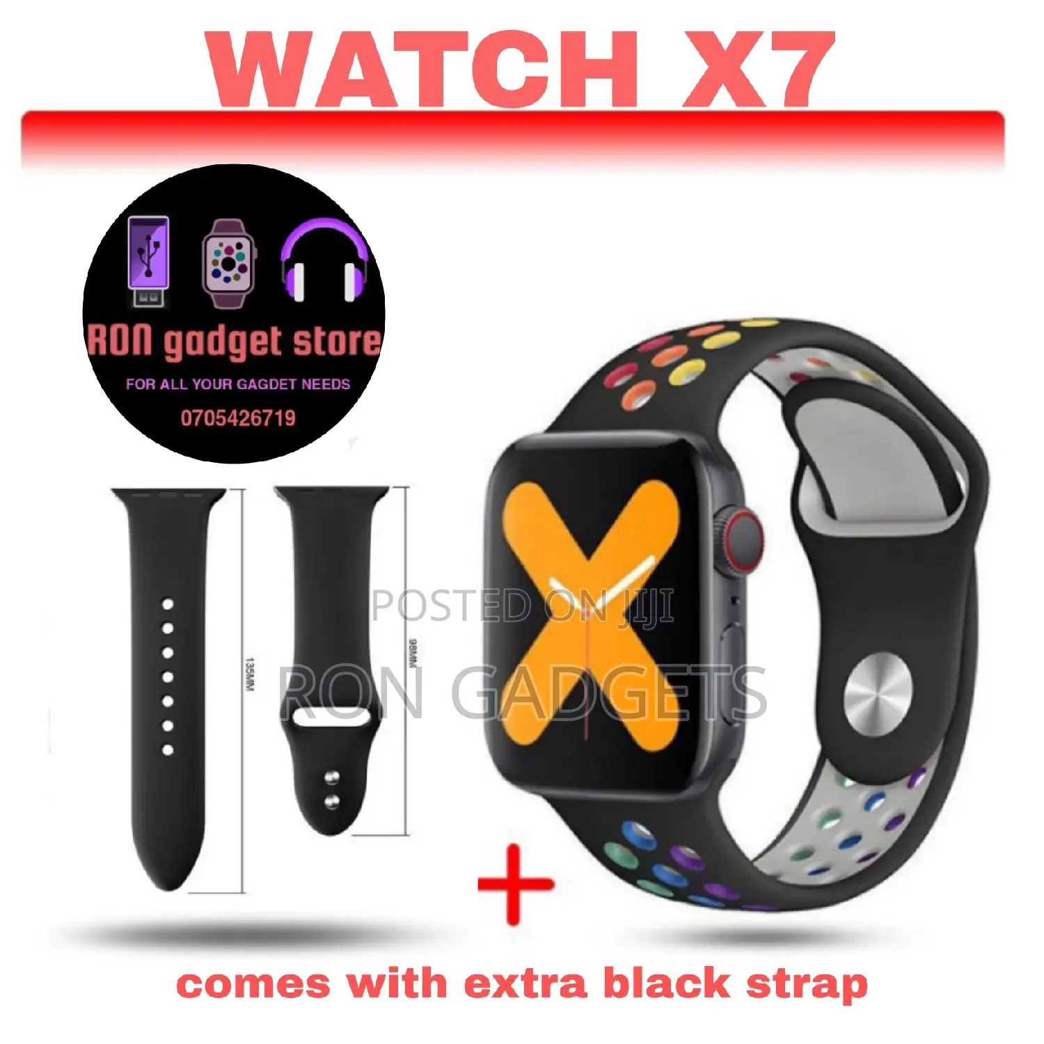 Watch X7 With Extra Strap