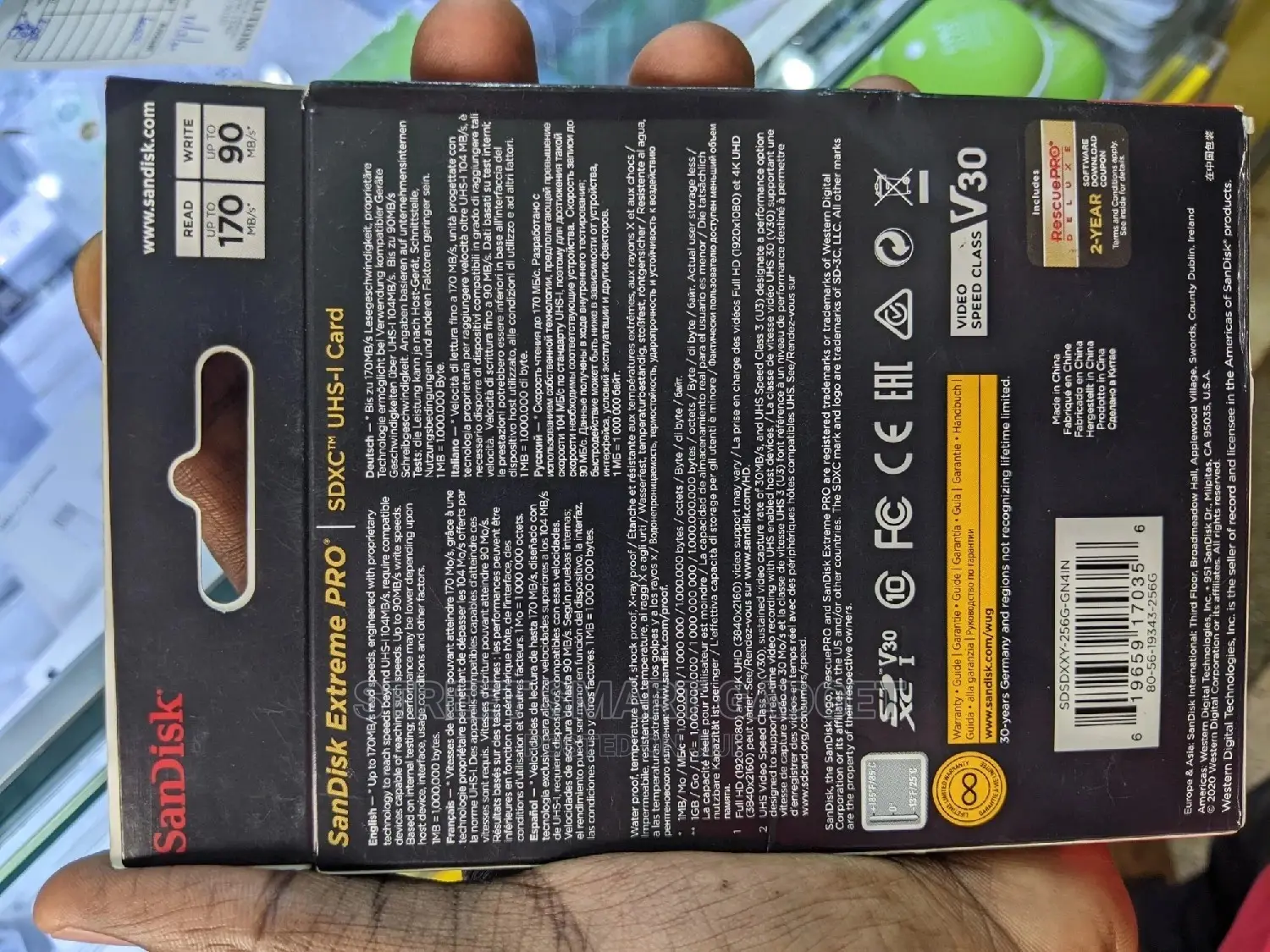 256gb 4K Camera SD Card