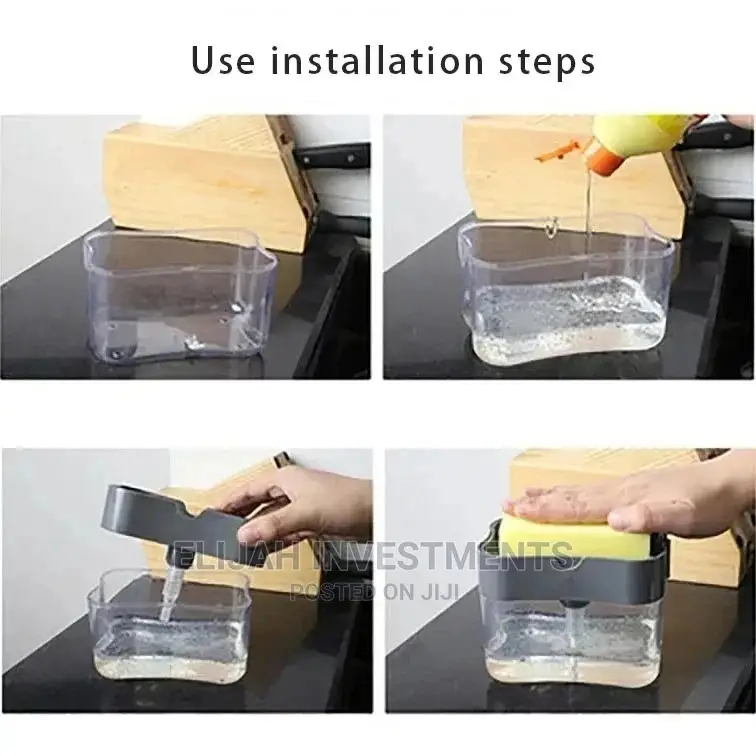 Soap Pump and Sponge Caddy