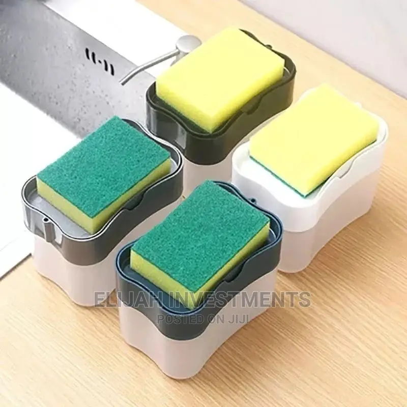 Soap Pump and Sponge Caddy