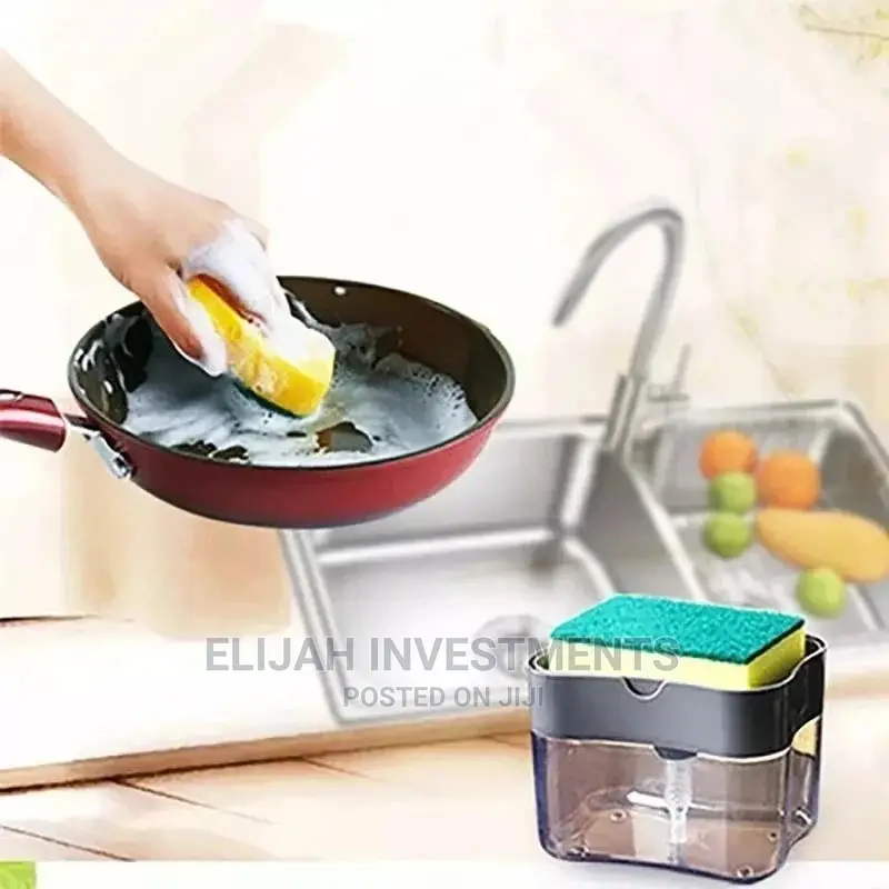 Soap Pump and Sponge Caddy