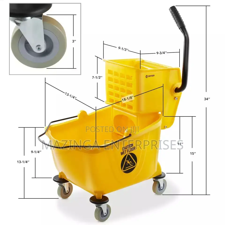 Commercial Restaurant and Hotel Mopping Buckets