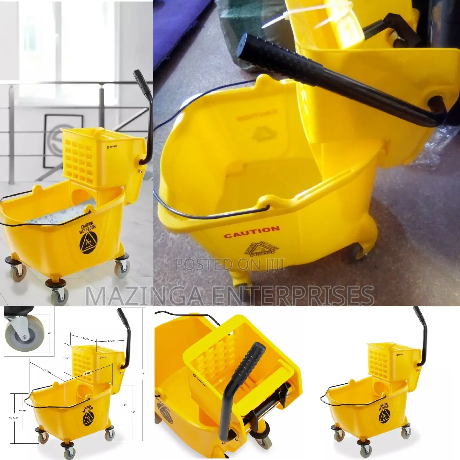 Commercial Double Rotating Mopping Bucket