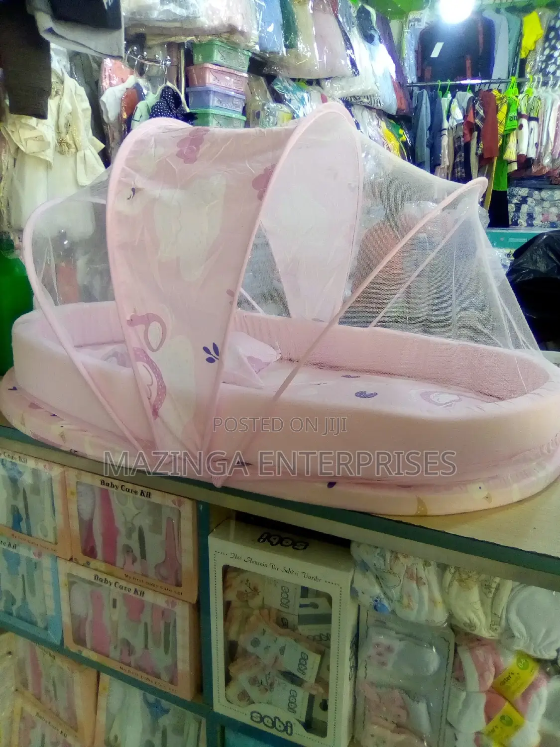 2in1 Foldable Newborn Baby Bed With Mosquito Net