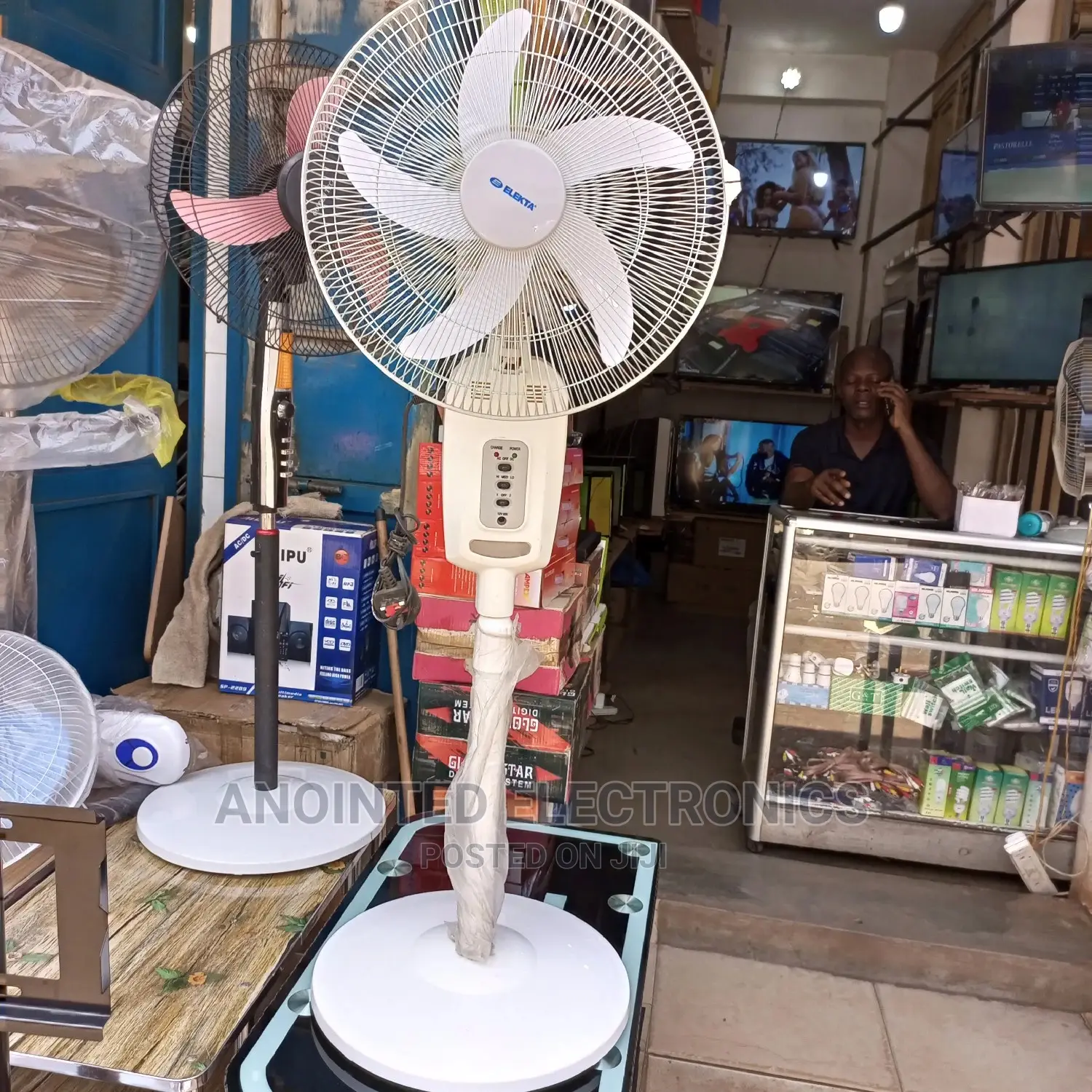 Stand Remote Control Fan