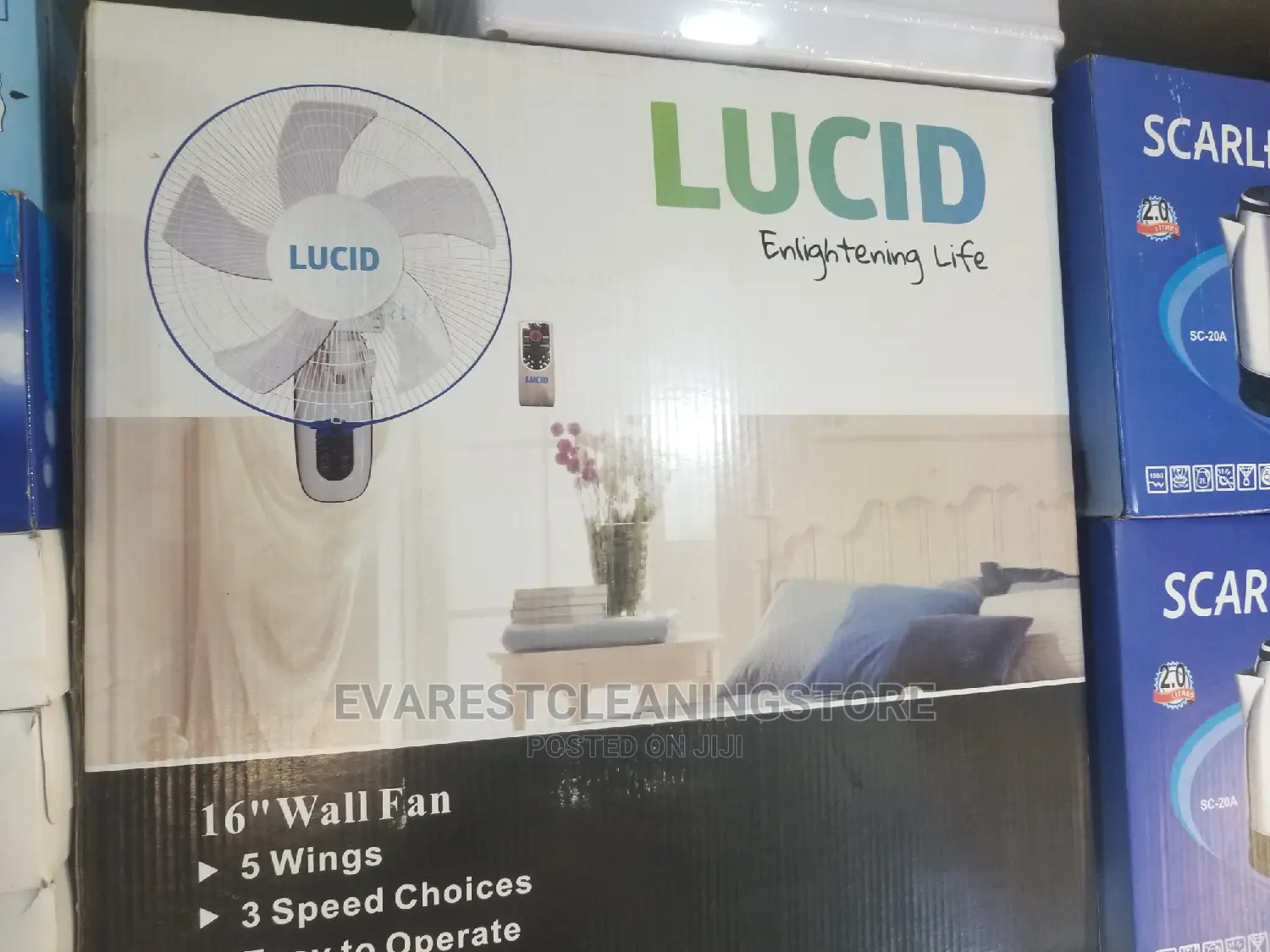 Wall Remote Fan Lucid