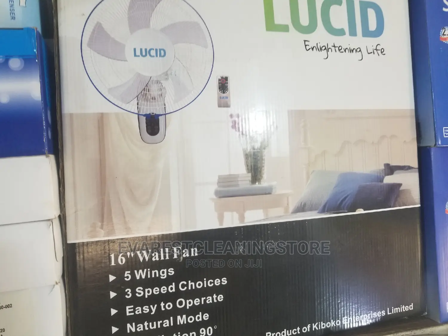 Wall Remote Fan Lucid