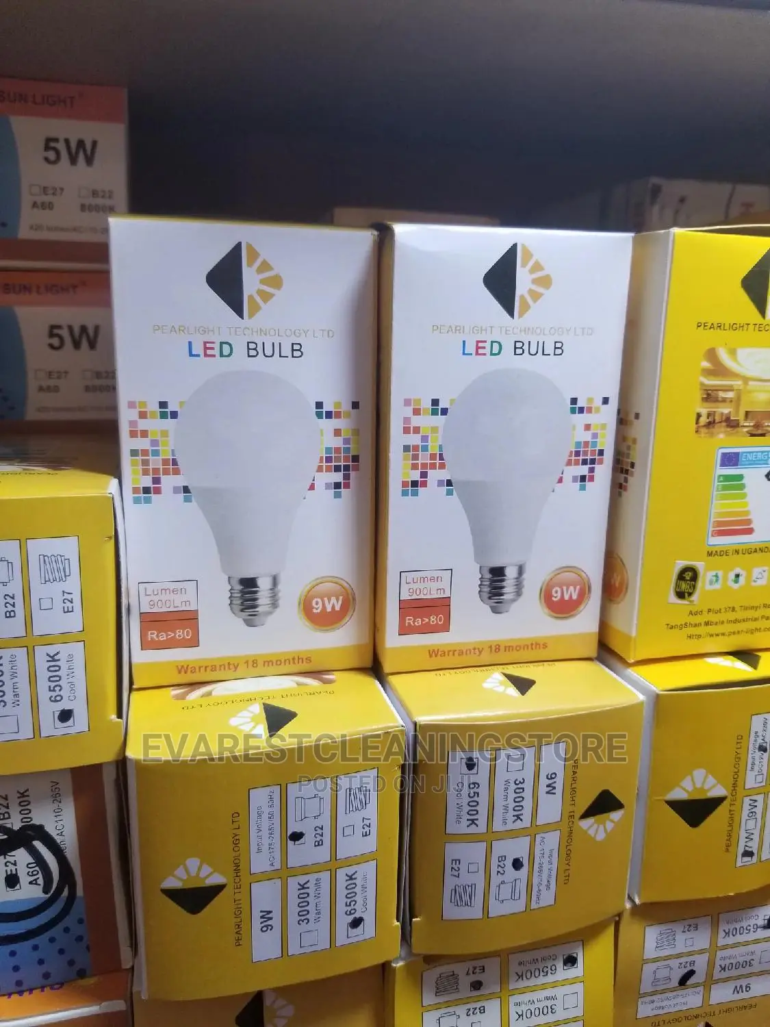 10pcs Light Bulb 9 Watts
