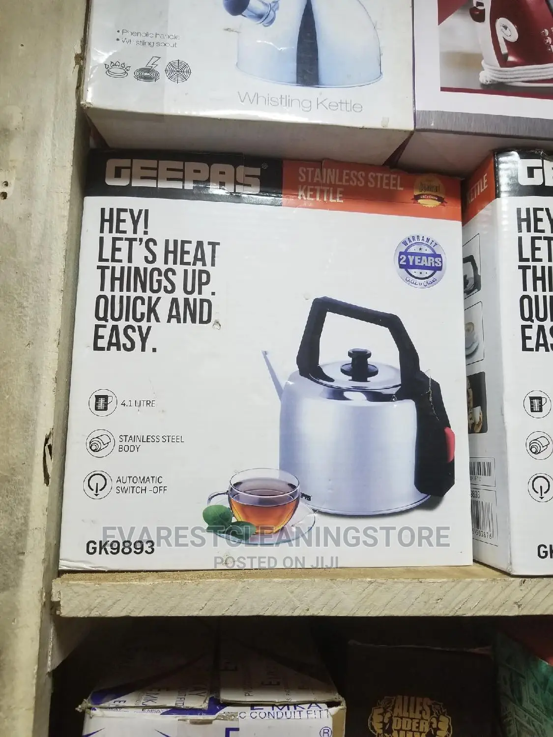 4.1ltrs Geepas Kettle