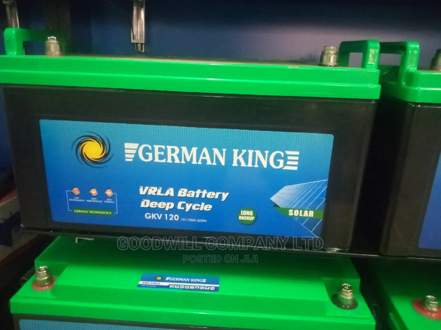 120ah German King Solar Battery