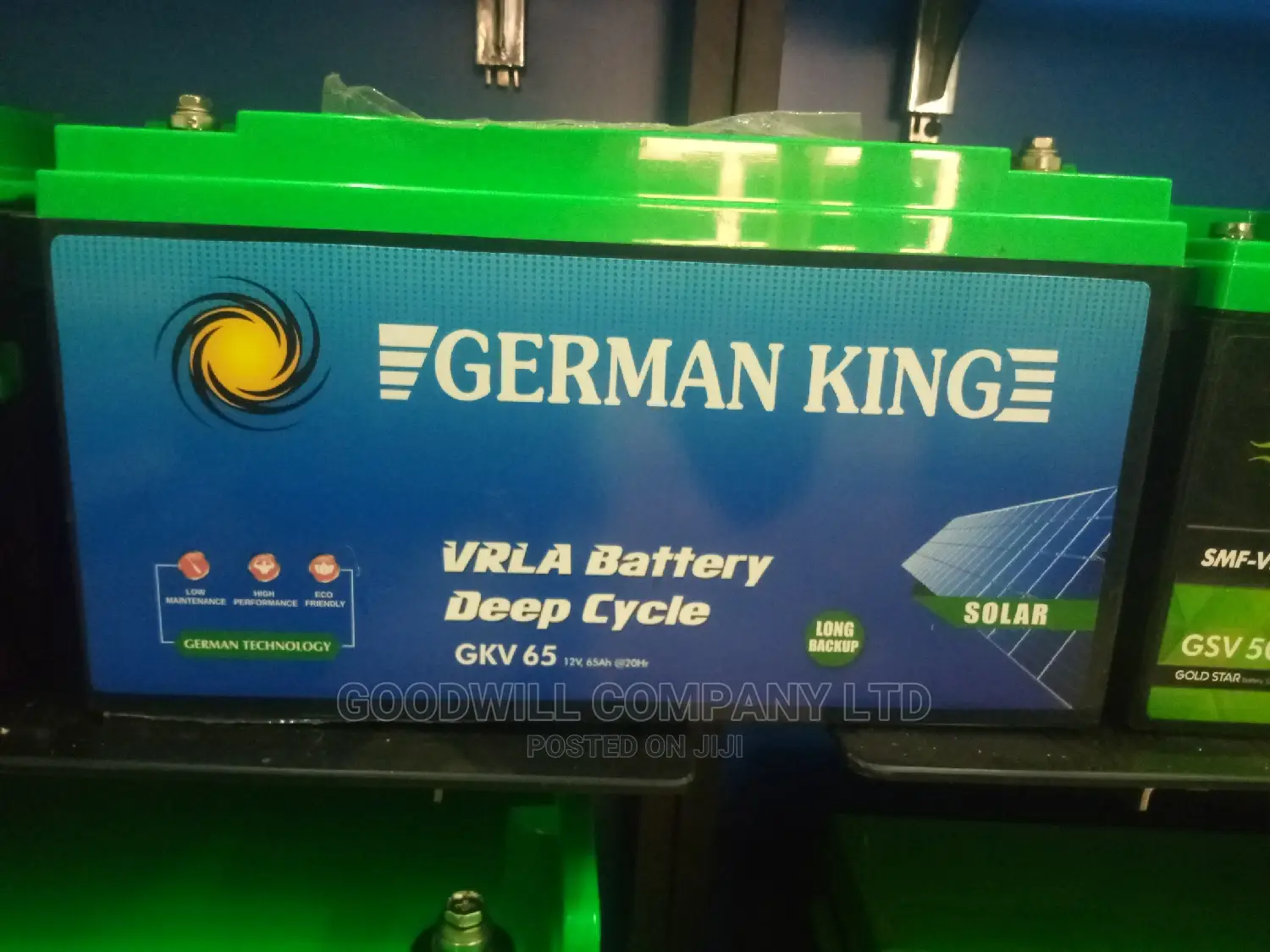 65ah German King Solar Battery