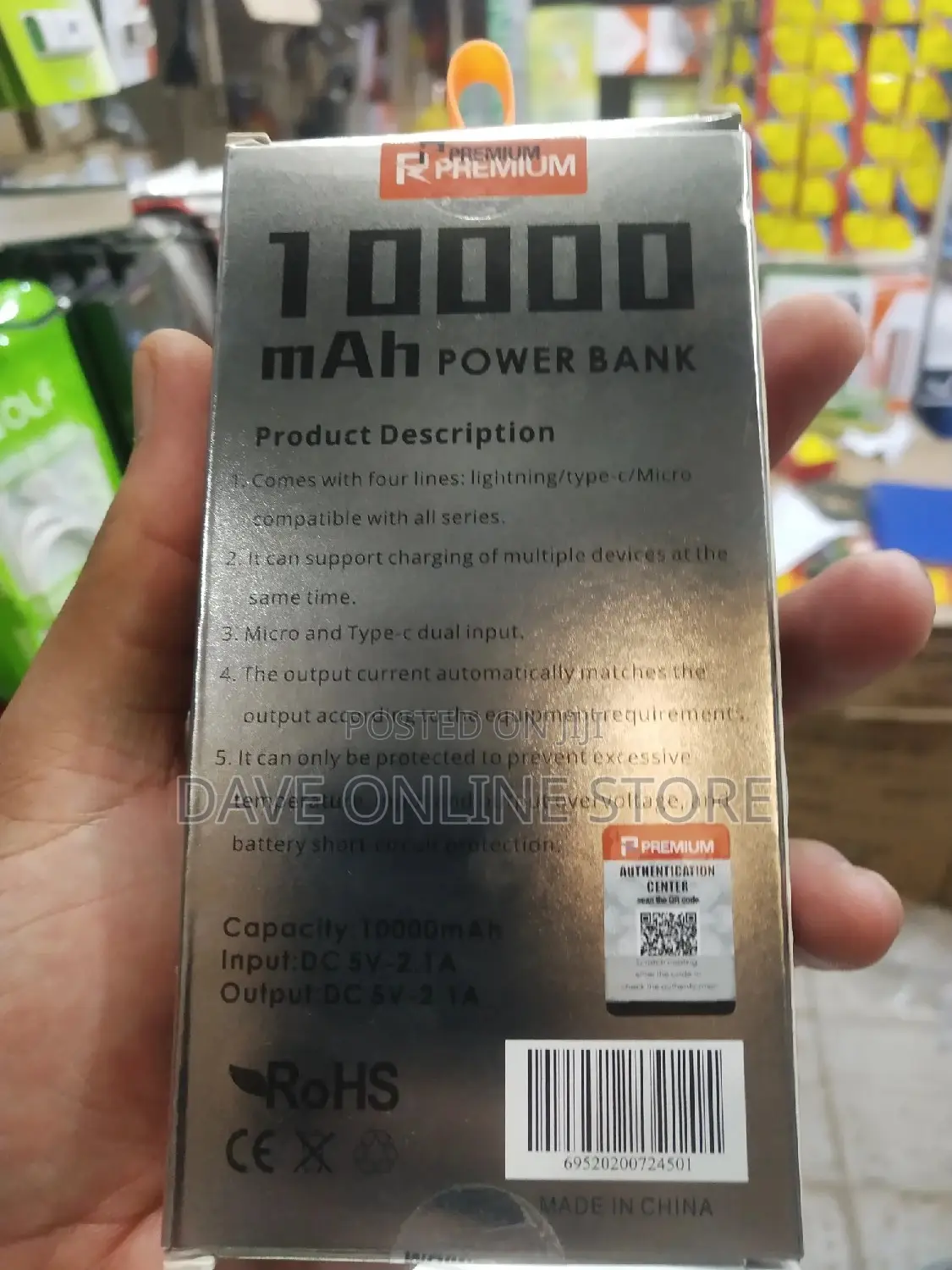 Premium Power Bank 10000 Mah