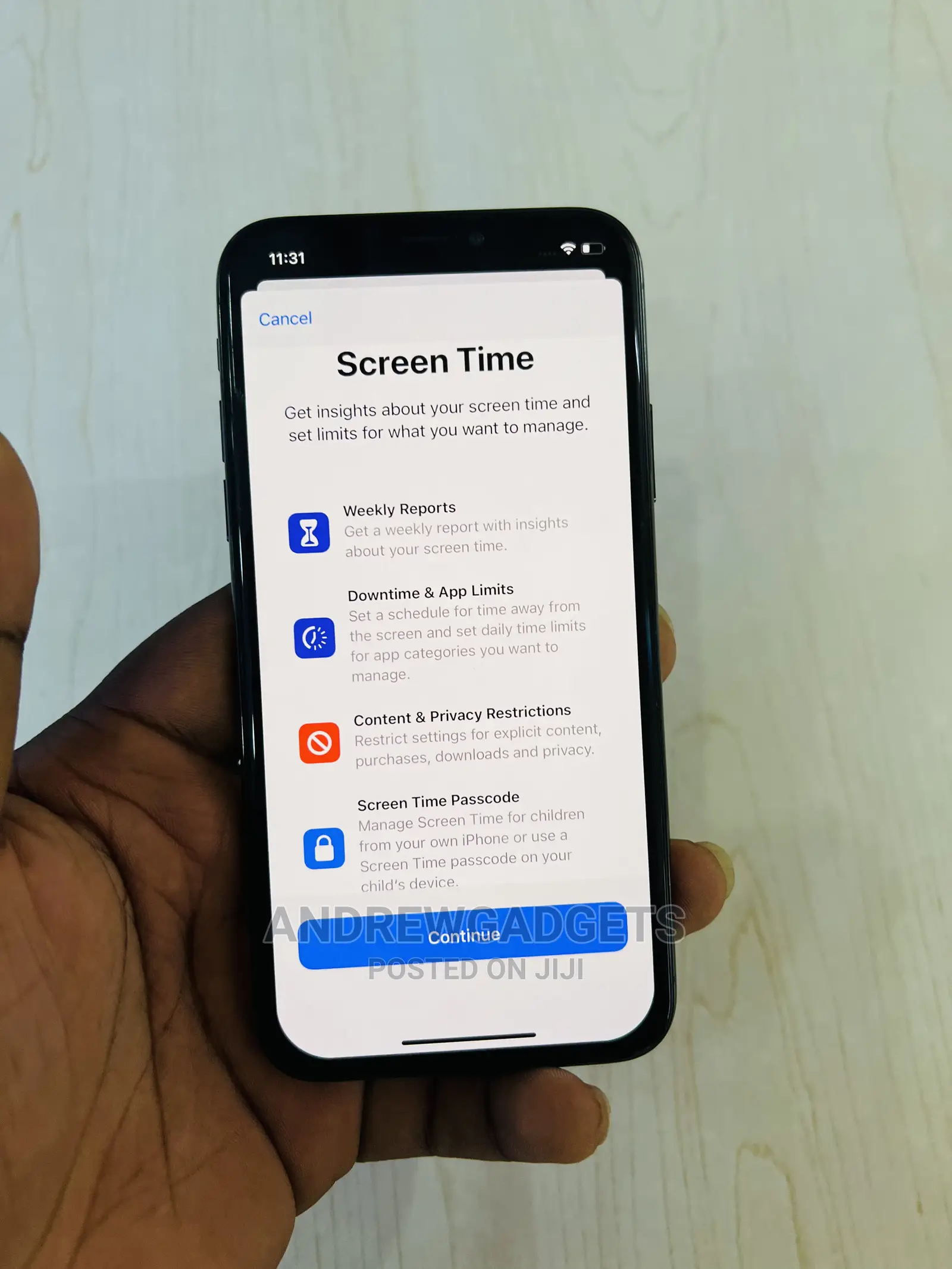 Apple iPhone X 64 GB Black