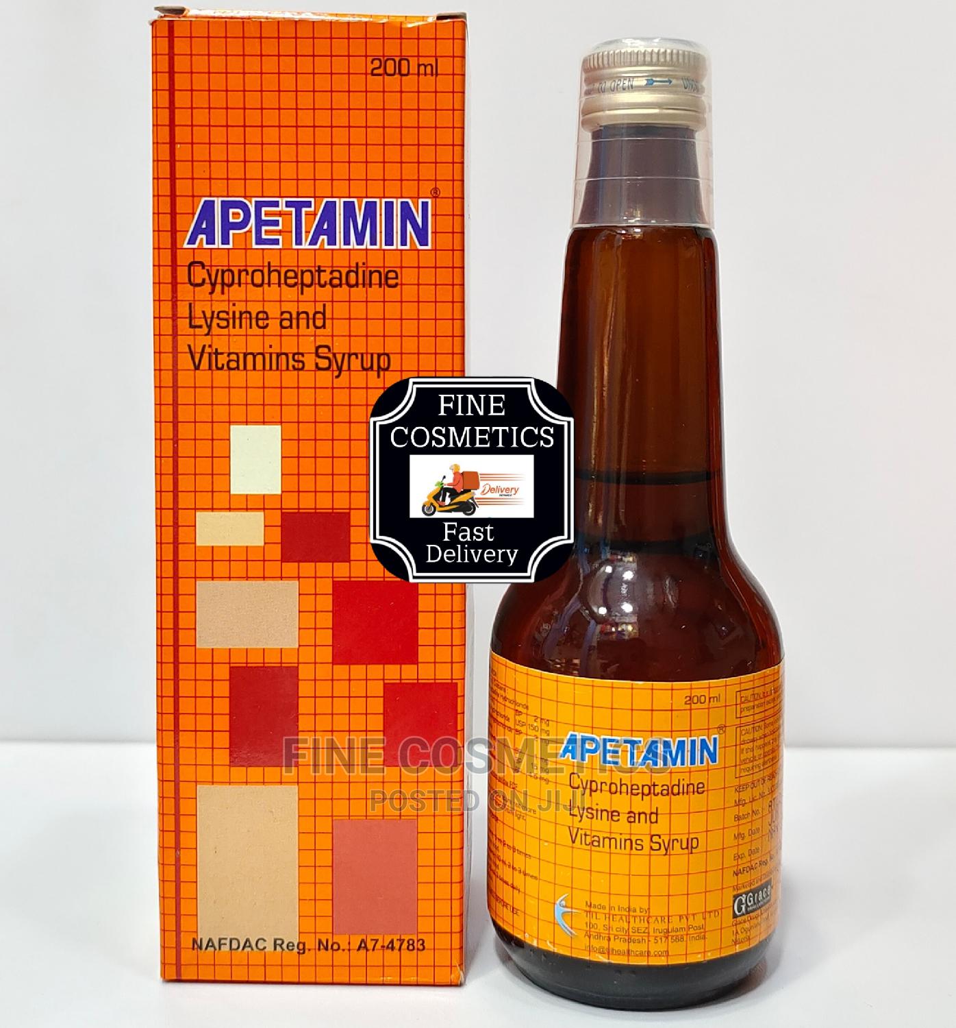APETAMIN SYRUP for Appetite Loss, Weight Gain, Hips and Bums in Central