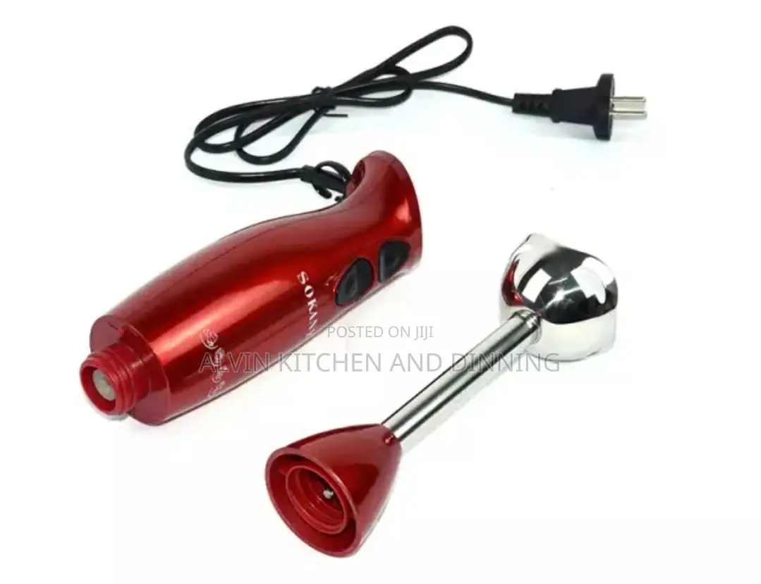 Hand Blender With Stainless Steel Blades